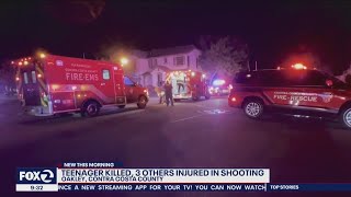 Teen killed 3 others injured in Oakley house party shooting [upl. by Esialb]