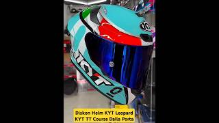 GANTENG BRO  HELM KYT LEOPARD  Helm KYT TT Course Dalla Porta [upl. by Naujek772]