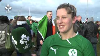 Irish Rugby TV Alison Miller [upl. by Yelroc27]