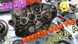 KTM EXC 300 TPI 510H REVIZIE CAPITALA MOTOR PART1 Bielapistonrulmenti [upl. by Kenay]