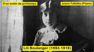 Lili Boulanger 18931918  Dun matin de printemps [upl. by Egief]