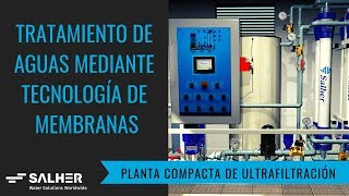 Planta compacta de ultrafiltración para tratamiento de aguas Salher [upl. by Amalbena787]