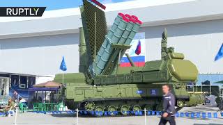 Russian Rostec unveils Sosna amp BUKM3 air defence systems at Army2018 [upl. by Evannia]