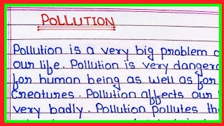 Pollution essay in english।। essay on pollution in english। [upl. by Nydia118]