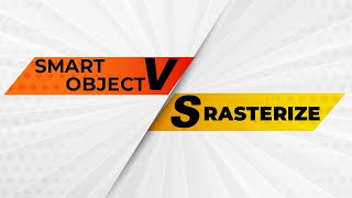 Smart Object vs Rasterize  Photoshop tutorials in Hindi  Photoshop Training in Hindi [upl. by Enylodnewg]