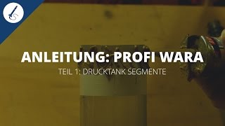 Anleitung Baue deine erste große Wasserrakete 15  Die DrucktankSegmente AST [upl. by Malachy]