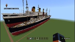 RMS Carpathia in Minecraft [upl. by Esinyl]