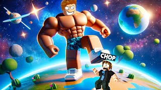 ROBLOX CHOP AND FROSTY COMPETE IN KICKBOXING SIMULATOR [upl. by Blodgett]