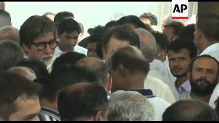 Funeral of Bollywood actor Shammi Kapoor [upl. by Ahsatsana369]