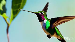 Hummingbird flying seed6884382061731096 sfx [upl. by Aikenahs]