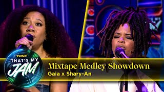 Gaia en SharyAn zingen WHITNEY HOUSTON amp ARIANA GRANDE  Mixtape Medley Showdown  That’s My Jam 1 [upl. by Hege103]