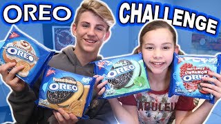 The Oreo Challenge MattyBRaps vs Olivia Haschak [upl. by Darius]