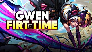 ✂️ GWEN VS SION FIRT TIME I PLAY SOUL FIGHTER SKIN IN WILD RIFT [upl. by Nilhtac359]