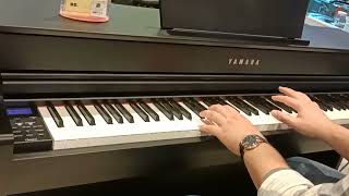 YAMAHA CLAVINOVA CLP735 DEMO [upl. by Mallis621]