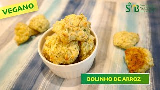 BOLINHO DE ARROZ VEGANO FÁCIL E RÁPIDO 70 [upl. by Anihsit244]