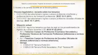 umh0455 201314 Lec006 Teoría La carrera docente Sector Público 3 [upl. by Aubarta]