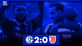 FC Schalke 04  Jahn Regensburg 20  Tore amp Highlights  Stadion Reaktion [upl. by Fowler]