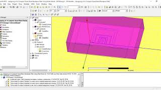 Quad band bandpass filter design in HFSS L2p3 filter design in hfss  cst [upl. by Chon971]