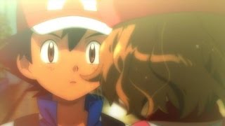 Pokemon XY amp Z Episode Last episode Ash amp Serena Kiss Scene [upl. by Tevlev]