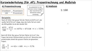 Wiederholung Prozent Maßstab [upl. by Folberth]