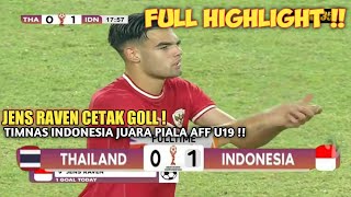 🔴 ALHAMDULILLAH JUARAAA❗10 FULL HIGHLIGHT TIMNAS INDONESIA U19 VS THAILAND U19 FINAL PIALA AFF U19 [upl. by Alit]