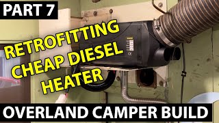 VEVOR Diesel Heater for the M35A2 M109A3 Overland Camper Build [upl. by Sirdi]