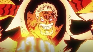 Garp vs aokiji haki clash  one piece Episode 1121 Eng Sub [upl. by Palestine]