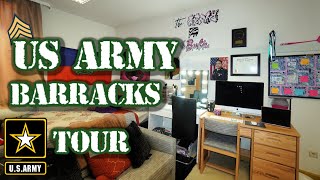 BARRACKS ROOM TOUR  THE BEST BARRACKS ROOM IN THE US ARMY   BAUMHOLDER GERMANY  THEARMYBARBIE [upl. by Kelda]