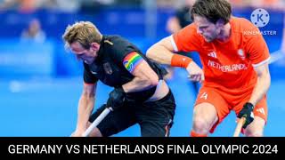 germany vs Netherlands hockey [upl. by Hans]