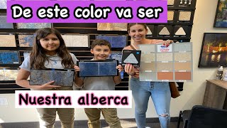 ESCOJIENDO LOS COLORES PARA NUESTRA NUEVA ALBERCA‼️ Los Ramiorozco COLORS FOR OUR POOL [upl. by Yaron947]