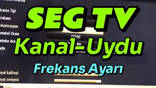 SEG TV TRT 1 Frekans Ayarlama Euro 2024  SEG TV Kanal Uydu Ayarı [upl. by Eshman]