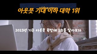 건국대 2023 아웃풋 기대 이하 대학 1위 등극 건국대 건국대학교 [upl. by Samella]