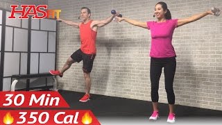 30 Min Low Impact Cardio Workout for Beginners amp People Who Get Bored Easily  HIIT Beginner Workout [upl. by Emmalynn]