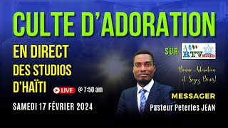 Culte dAdoration en direct des studios du MEODH en Haïti 170224 [upl. by Eessac]