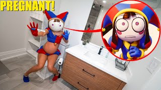 I CAUGHT POMNI PREGNANT IN REAL LIFE DIGITAL CIRCUS BABY VERSION [upl. by Fanchette]