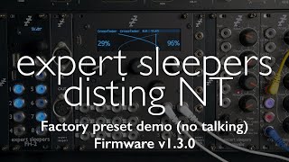 disting NT  New factory preset demo for firmware v130 [upl. by Gnagflow]