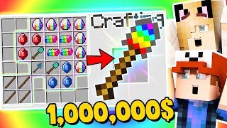 JAK ZROBIĆ TĘCZOWĄ ŁOPATĘ ZA 1000000 Minecraft 113 Crafting  Vito i Bella [upl. by Ramat]