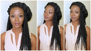 Crochet Senegalese Twists Maintenance amp Styling [upl. by Vlada]