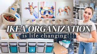 2024 IKEA ORGANIZATION TRANSFORMATION 😱 Affordable Organization Ideas  Ikea Shop with Me [upl. by Yardley355]