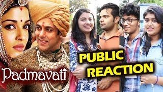 Padmavati के Original Stars  Salman Khan Aishwarya Rai  PUBLIC REACTION [upl. by Ratcliff]