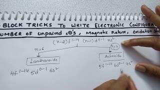 f Block TRICKS for Lanthanoids [upl. by Akemed]