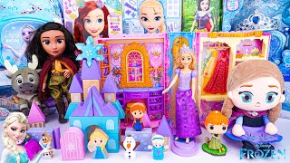 Disney Frozen Toys Collection Unboxing  Disney Princess Ready for The Ball Playset [upl. by Elbertina]