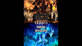 Titan Warlord vs Togeluga edit warhammer40k vs battlecats subscribe shorts short 40k music [upl. by Zzahc]