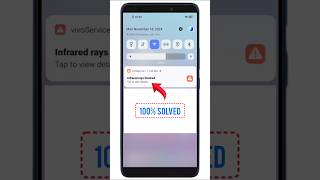 Infrared Rays Blocked In Vivo Problem Solved  Vivo Service Infrared Rays Blocked shorts [upl. by Haidebej]
