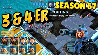 Warships Season 67  3 And 4 Engine Room Attacks  Boom Beach Gameplay [upl. by Novelia]