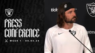 Gardner Minshew and Christian Wilkins Presser  9424  Raiders  NFL [upl. by Correna]