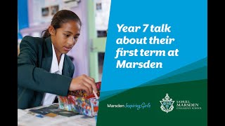 Year 7 Students talk about their time at Marsden [upl. by Yort]