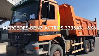 MercedesBenz Actros 3335AK 6x6 for sale [upl. by Anerul]