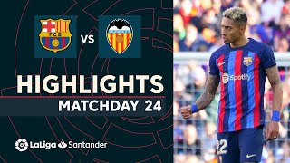 Resumen de FC Barcelona vs Valencia CF 10 [upl. by Suzy44]