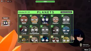 Roblox Find the Planets 7 New Planets  All 29 Planets [upl. by Juliano923]